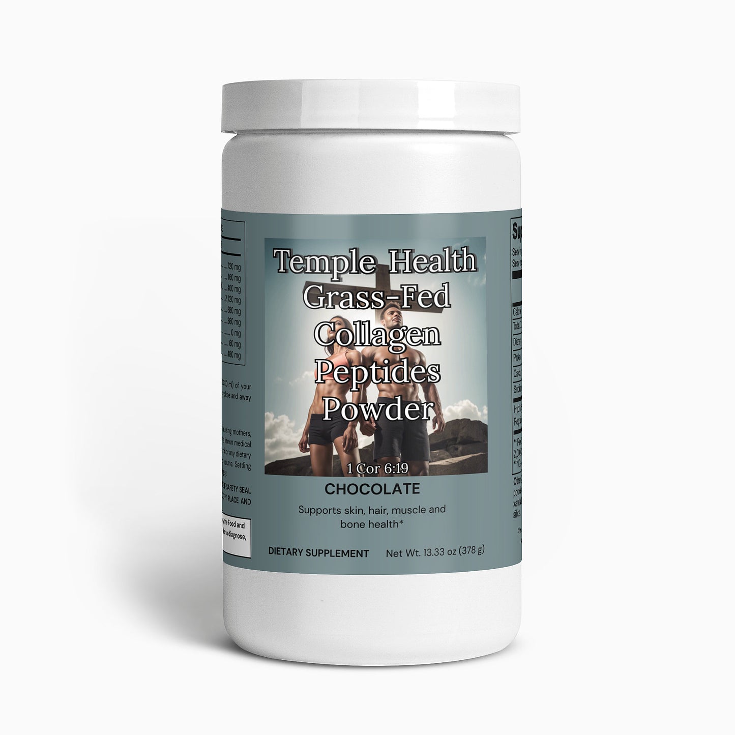 Grass-Fed Collagen Peptides Powder (Chocolate)