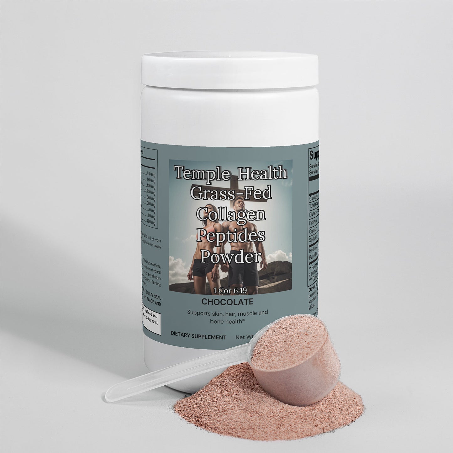 Grass-Fed Collagen Peptides Powder (Chocolate)